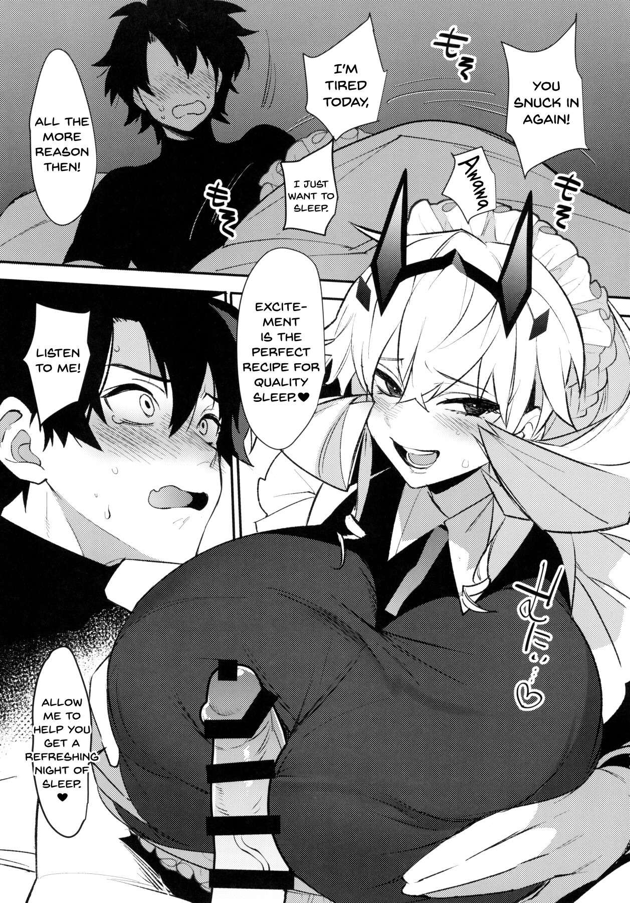 Hentai Manga Comic-Being gently fed by the maid-Read-3